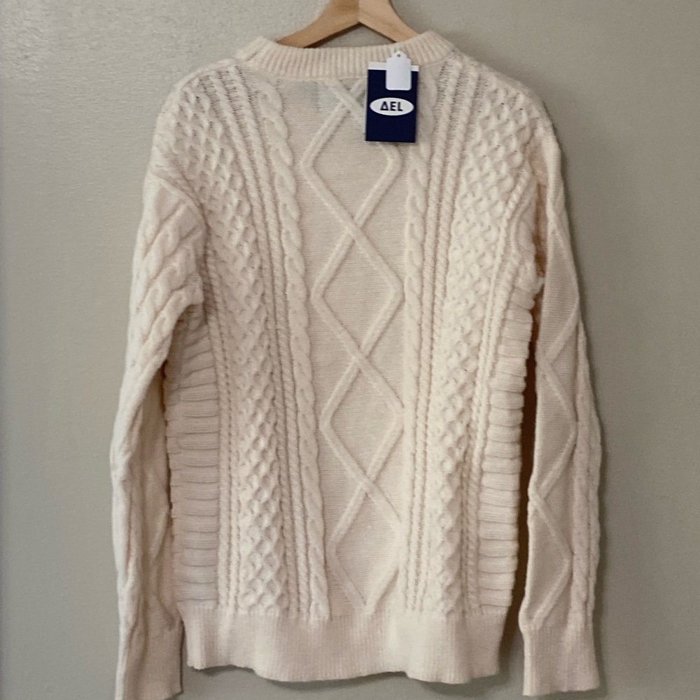 Aelfric Eden Off-White Knit Sweater